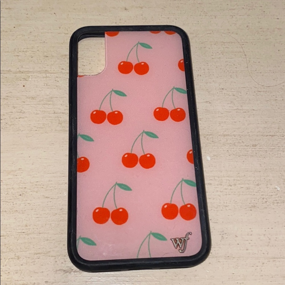 wildflower iphone X/XS cherry case